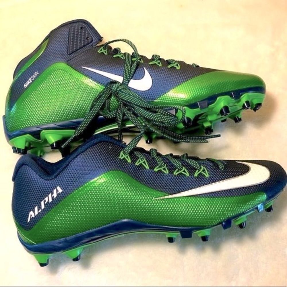 NEW NIKE ALPHA PRO/NIKE SKIN 2-3/4 CLEATS 14